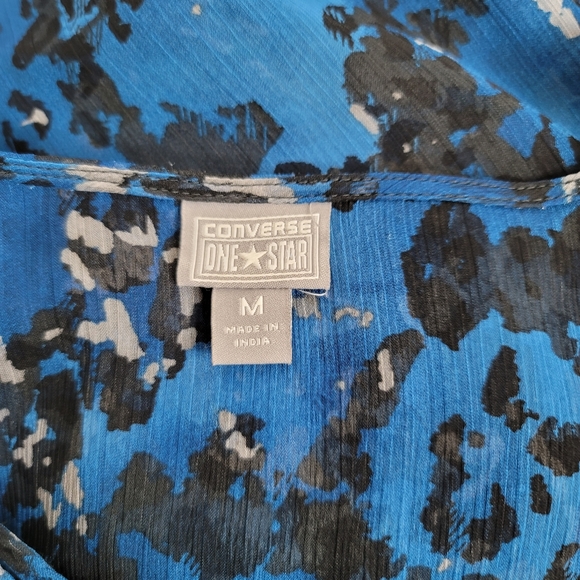 Converse One Star Splatter Sheer Dress/Cover Up - Picture 7 of 8